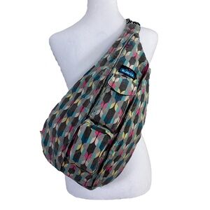KAVU Rope Sling Bag Multicolor Canvas